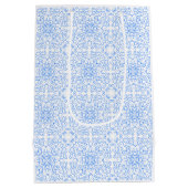 「メイン絞り用」レモン&ブルータイルAmalfi ミディアムペーパーバッグ (裏面)