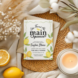 メイン絞り | レモンブライダルシャワー 招待状