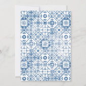 メイン絞り | レモン地中海のブライダルシャワー 招待状 (裏面)