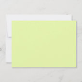 メイン絞り |柑橘類 |レモンイエローブライダルシャワー 招待状 (裏面)