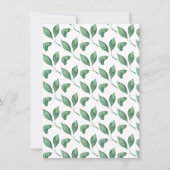 メイン絞り |柑橘類 |レモンブライダルシャワー 招待状 (裏面)