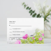 メイン花模様アカディア国立公園フラワー開花 出欠カード (スタンド正面)