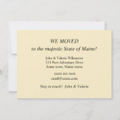 メイン葉書の引越しのお知らせ (裏面)
