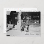 メイン通りはがき ポストカード (正面/裏面)