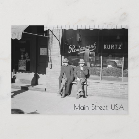 メイン通りはがき ポストカード (正面)