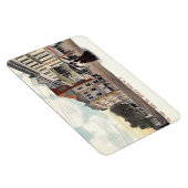 メイン通りアスベリーパークNJヴィンテージはがき マグネット (右側)