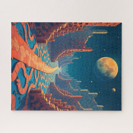 メイン通りオン火星 ジグソーパズル (横)