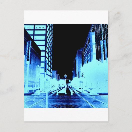 メイン通りヒューストン ポストカード (正面)