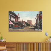 メイン通りビューと通り車 キャンバスプリント (インサイチュ (リビング))