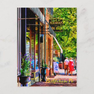 メイン通りベツレヘムPA. 21はがき ポストカード