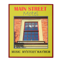 メイン通りモーテル メタルプリント