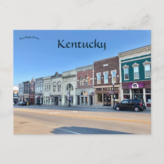 メイン通りリッチモンドケンタッキー ポストカード (正面)