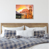 メイン通り鉄道駅リッチモンドVA キャンバスプリント (インサイチュ (寝室))