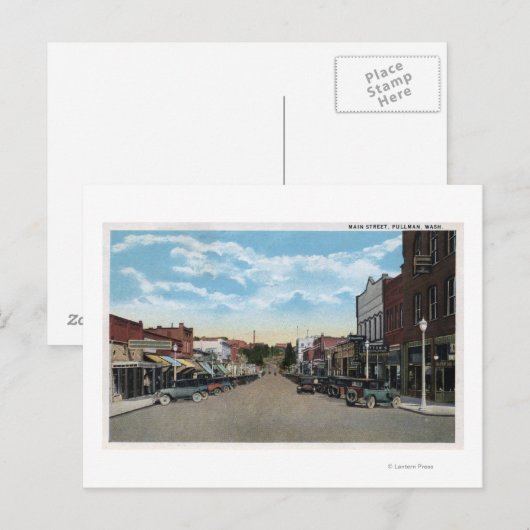 メイン通り3 ポストカード (正面/裏面)