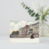 メイン通り、アスベリーパーク、NJヴィンテージ ポストカード (スタンド正面)