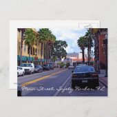 メイン通り、セーフティハーバー ポストカード (正面/裏面)