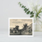 メイン通り、チャタム、ニュージャージー州ヴィンテージ ポストカード (スタンド正面)