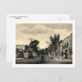 メイン通り、チャタム、ニュージャージー州ヴィンテージ ポストカード (正面/裏面)