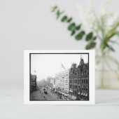 メイン通り、バッファロー、ニューヨークヴィンテージ ポストカード (スタンド正面)