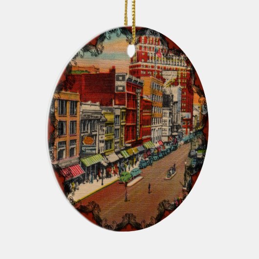 メイン通り – バッファロー, NYヴィンテージオーナメント セラミックオーナメント (右)