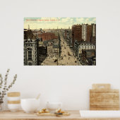 メイン通り、バッファローNY 1912ヴィンテージ ポスター (キッチン)