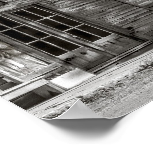 メイン通り – バージニアシティモンタナ幽霊タウン ポスター (角)