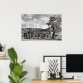 メイン通り – バージニアシティモンタナ幽霊タウン ポスター (ホームオフィス)