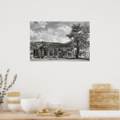 メイン通り – バージニアシティモンタナ幽霊タウン ポスター (キッチン)