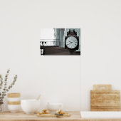 メイン通り、ヒューストン時計 ポスター (キッチン)