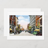 メイン通り、ヘレナ、モンタナヴィンテージの挨拶 ポストカード (正面/裏面)