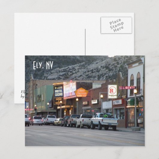 メイン通り ポストカード (正面/裏面)