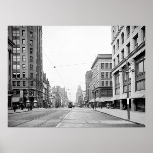 メイン通り、ロチェスター、ニューヨーク： 1904 ポスター (正面)