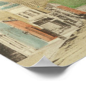 メイン通り、馬車のビュー ポスター (角)