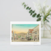 メイン通り、馬車のビュー ポストカード (スタンド正面)