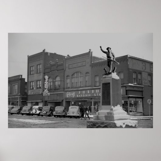 メイン通り、1939年1月 ポスター (正面)