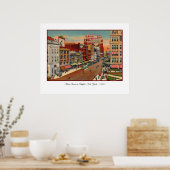 メイン通り- Buffalo, NY Vintage Poster ポスター (キッチン)