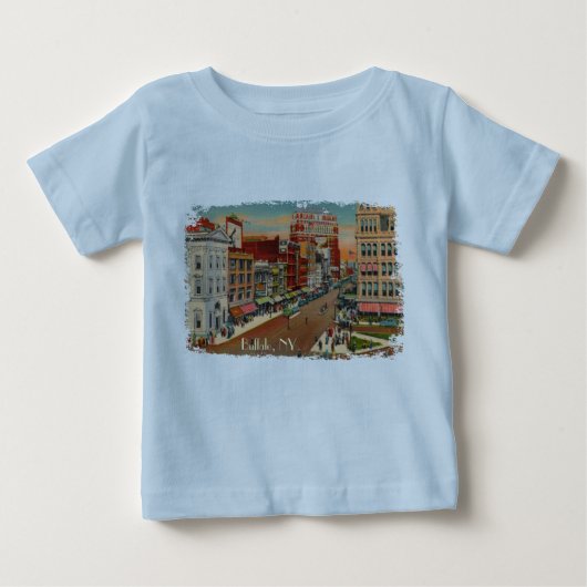 メイン通り- Buffalo, NY VintageBaby Shirt ベビーTシャツ (正面)