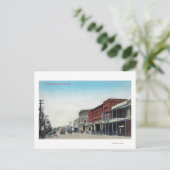 メイン通りSceneWoodland、CA ポストカード (スタンド正面)