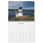 メイン2009のカレンダーの灯台 カレンダー (3月 2027)
