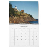 メイン2009のカレンダーの灯台 カレンダー (2月 2027)