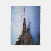 メイン、アカディア国立公園、モンセット フリースブランケット (正面)