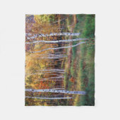 メイン、アカディア国立公園、秋 フリースブランケット (正面)