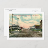 メイン・アベニュー、ベイ・ヘッド、ニュージャージー州ヴィンテージ ポストカード (正面/裏面)