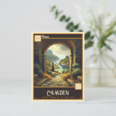 メイン・カムデン |ヴィンテージ ポストカード (スタンド正面)