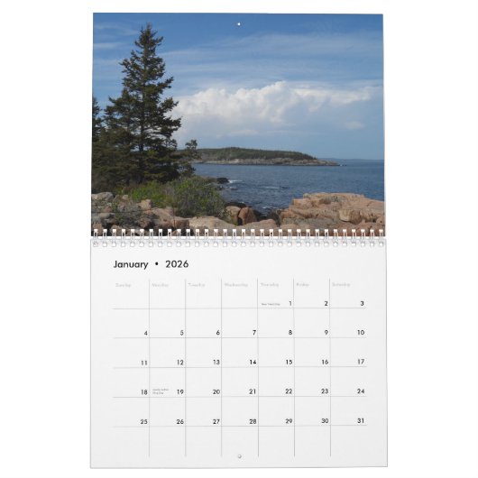 メイン カレンダー (1月 2026)