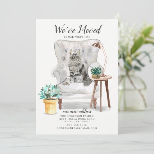 メイン・クーンキャットの移動告知 案内状 (スタンド正面)