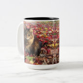 メイン·クーン·キティ·キャット ツートーンマグカップ (正面左)