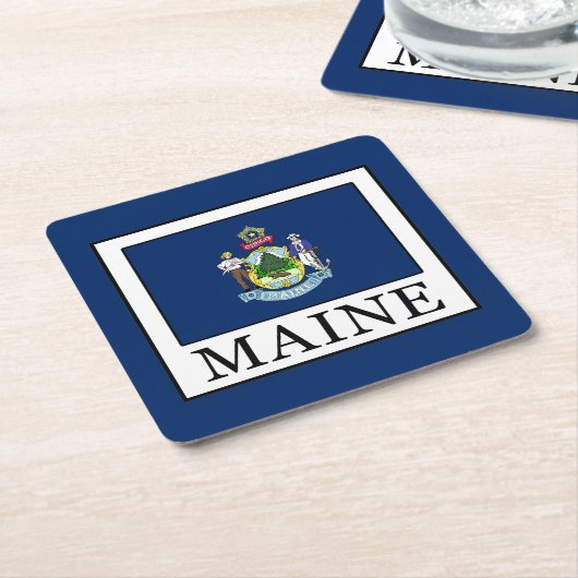 メイン スクエアペーパーコースター (アングル)