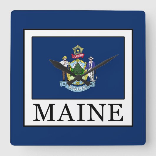 メイン スクエア壁時計 (正面)