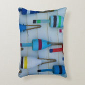 メイン、ストニントン、装飾ロブスターブイ アクセントクッション (正面(垂直))